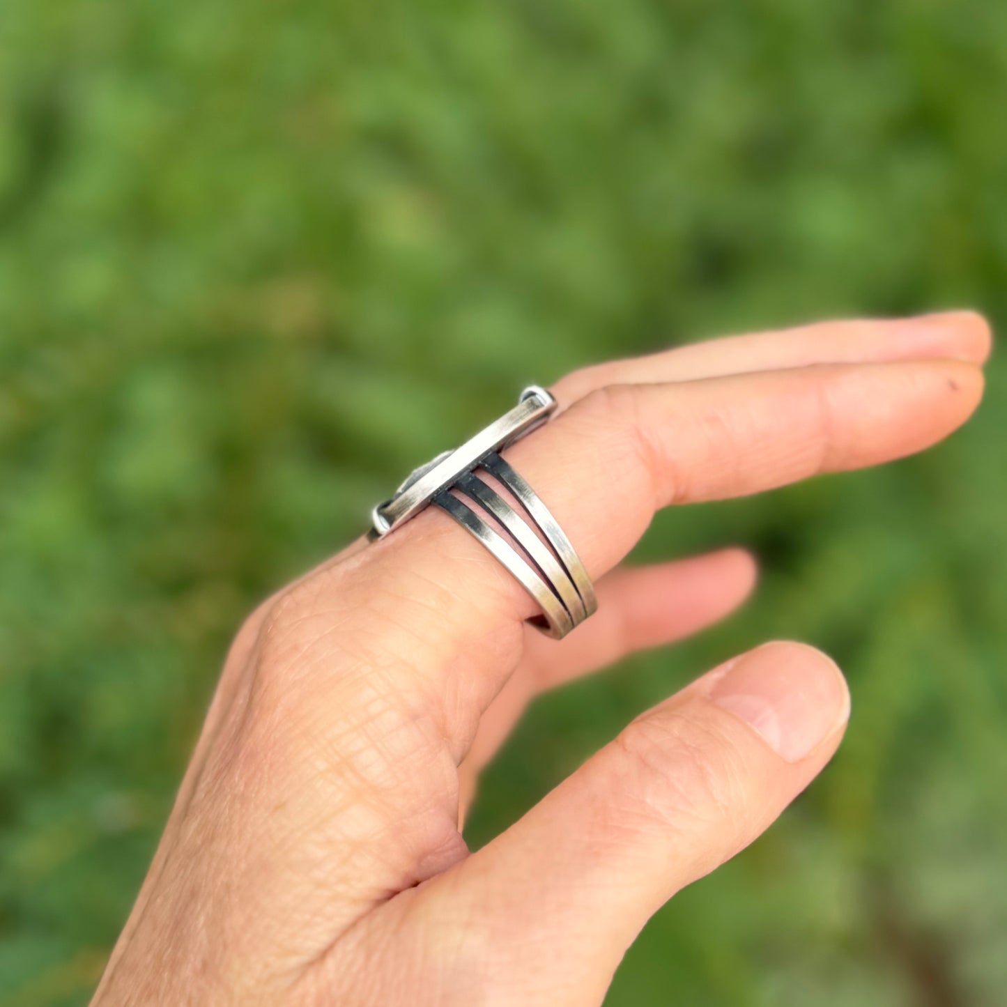 Oregon Shore Pine Gold and Silver Rings