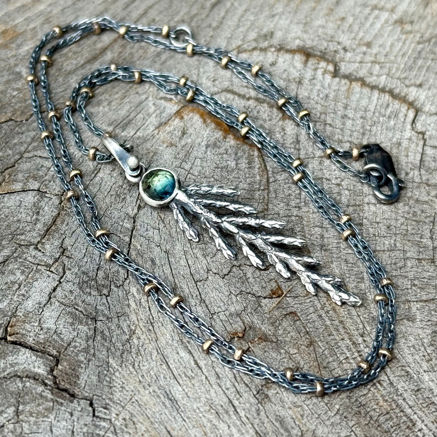 Oregon Cedar Leaf Pendant #1