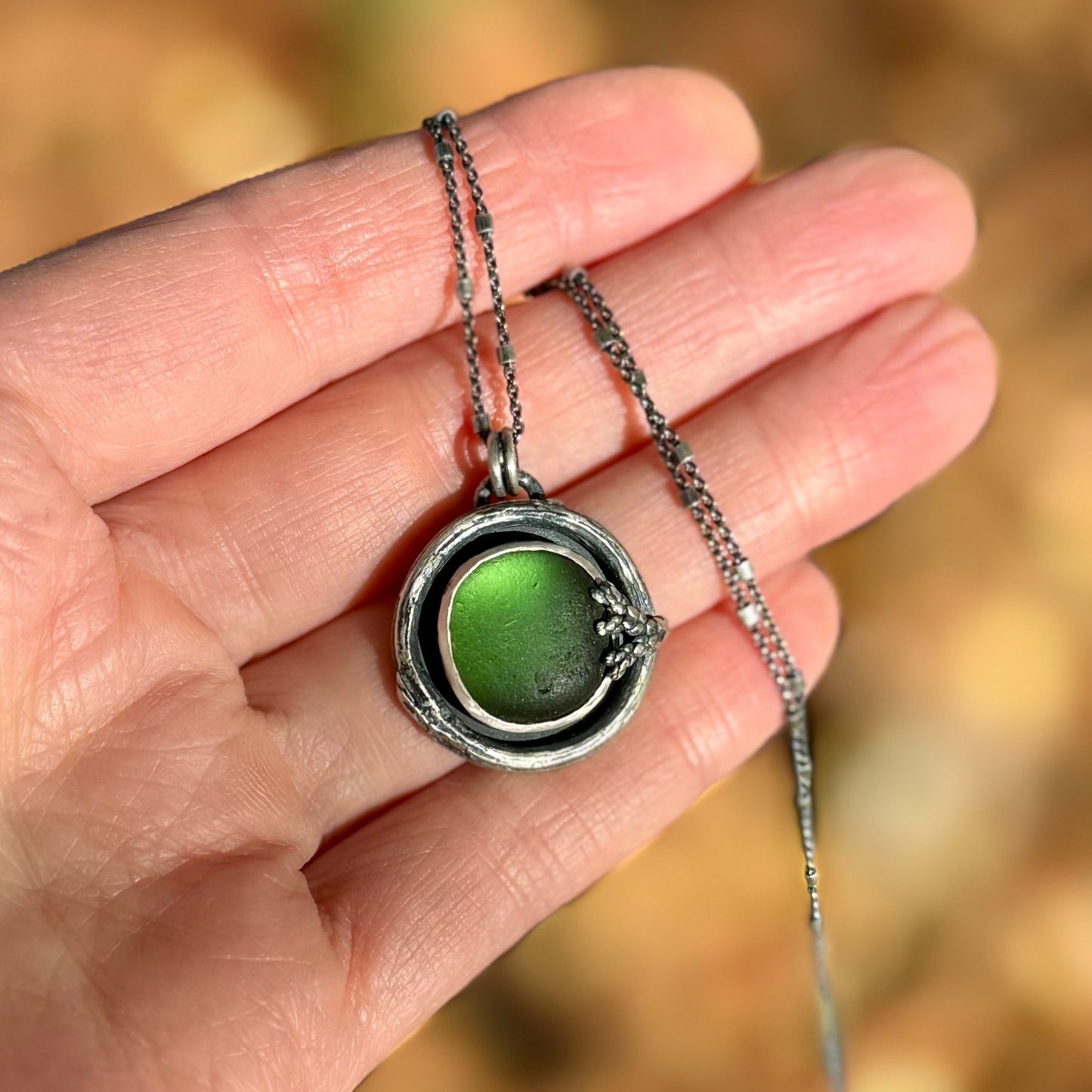 Oregon Forest Branch Cedar Pendant