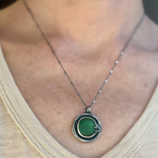 Oregon Forest Branch Cedar Pendant