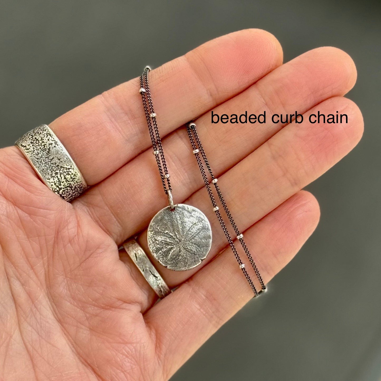 Oregon Coast Sand Dollar Pendant